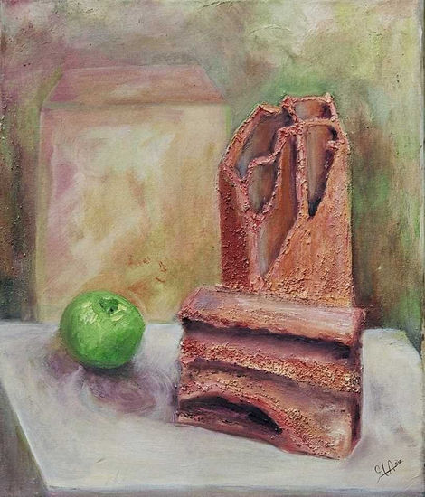 Ladrillos Mixed media Canvas Still Life Paintings