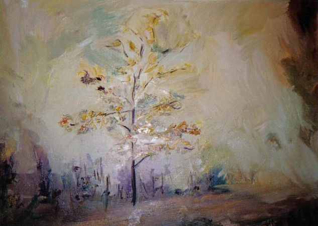 ARBOL AMARILLO Oil Canvas Landscaping