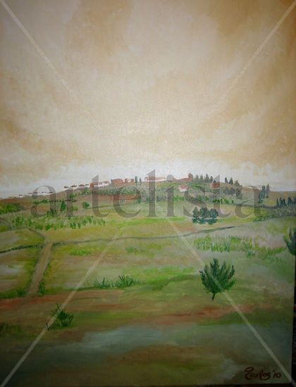 Castilblanco Oil Canvas Landscaping