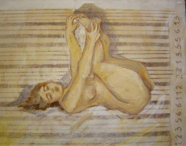 Mujeres con código Acrylic Panel Nude Paintings