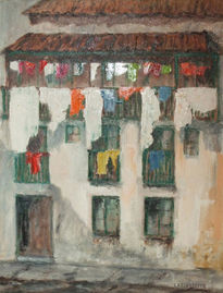 Casa gallega 55x46 cm