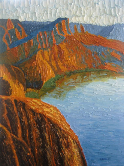 Pico del Cambrón Oil Canvas Landscaping