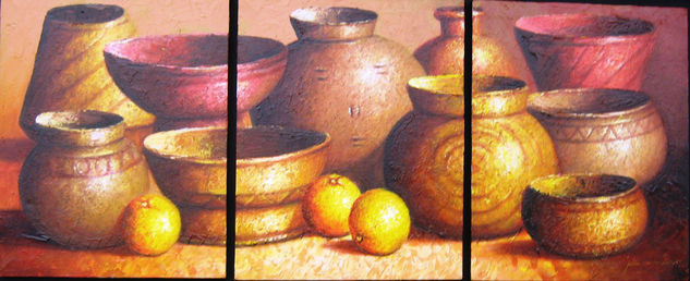 tinajas precolombinas Oil Canvas Still Life Paintings