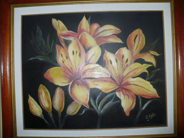 LIRIUM Acrylic Canvas Floral Painting