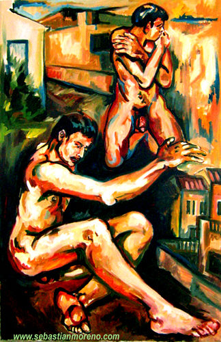 Entre_otras_casas Oil Canvas Nude Paintings