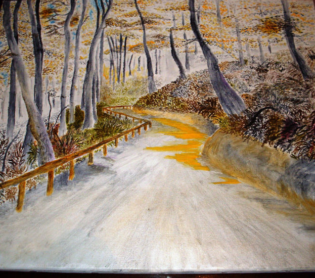 otoño despues de que yo haya muerto Oil Canvas Landscaping