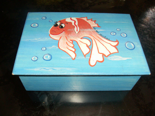 CAJA PINTADA A MANO Acrylic Others Others