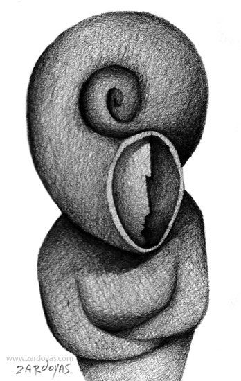 cabeza caracol