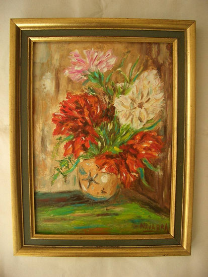 FLORES. Oil Canvas Landscaping