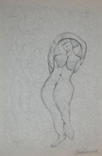 Desnudo sin miedos. Pencil