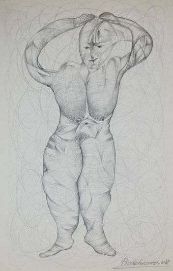 Desnudo sin miedos. Pencil