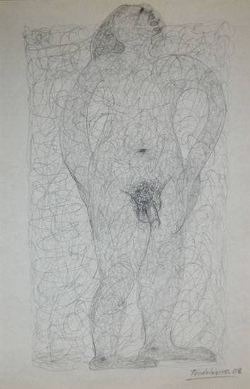 Desnudo sin miedos. Pencil