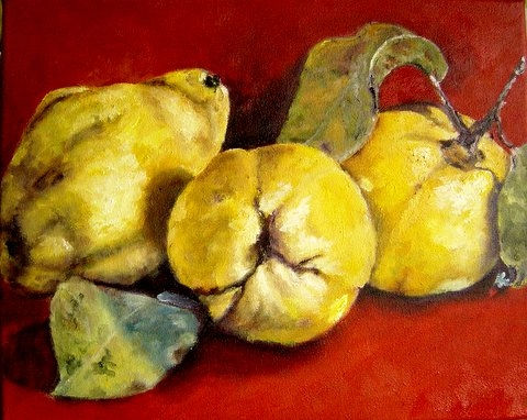 membrillos Oil Canvas Still Life Paintings