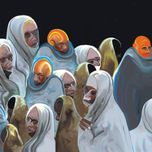 Serie "Emigración Pelillos a la mar". Pintura digital en torno a la emigración, a los sinnombre, a los sinpapeles, y en torno a toda esa injusticia justificada desde el norte. "Pelillos a la mar...". thumbnail 2