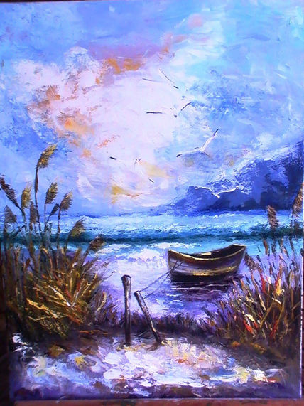 Atardecer marino