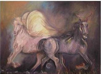 "Reinos" Oil Canvas Animals