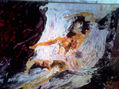 DESNUDO CON SABANA