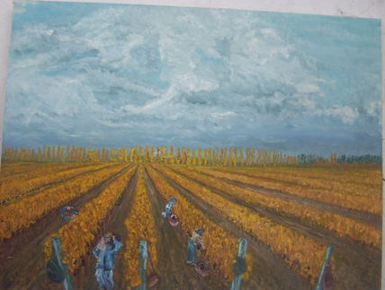 Vendimia en otoño