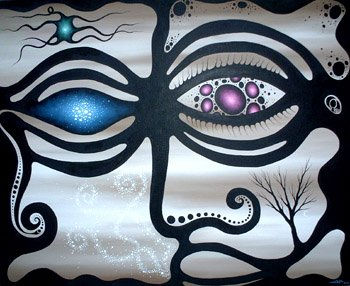 Autorretrat Acrílico Lienzo Paisaje