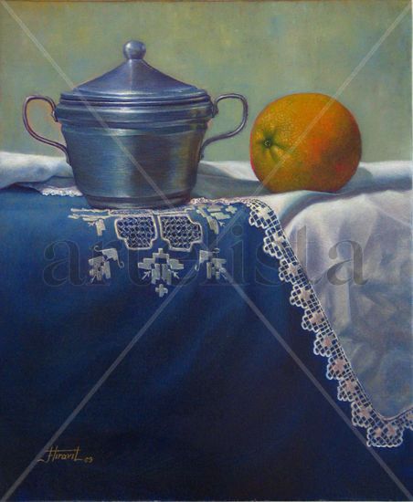 El azucarero de la abuela Oil Canvas Still Life Paintings