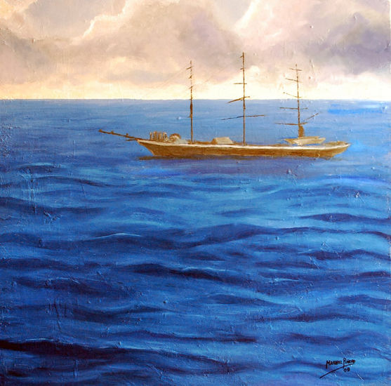 velero Oil Canvas Marine Painting