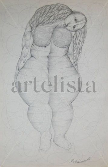 Desnudo sin miedos. Pencil