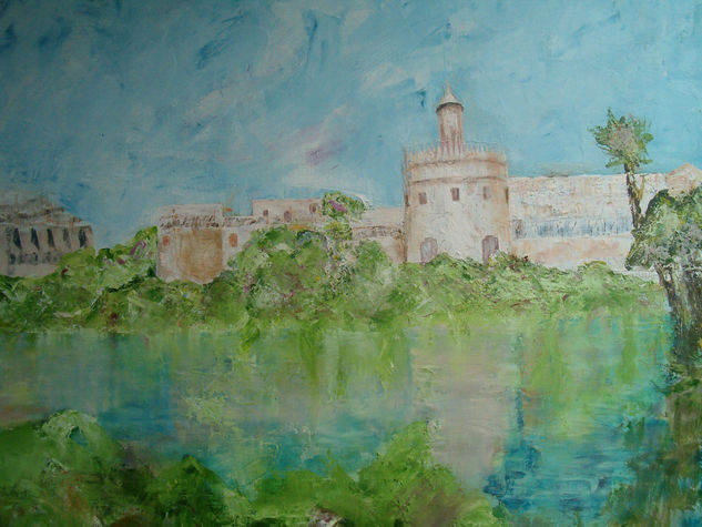 Y... al fondo Sevilla Oil Canvas Landscaping