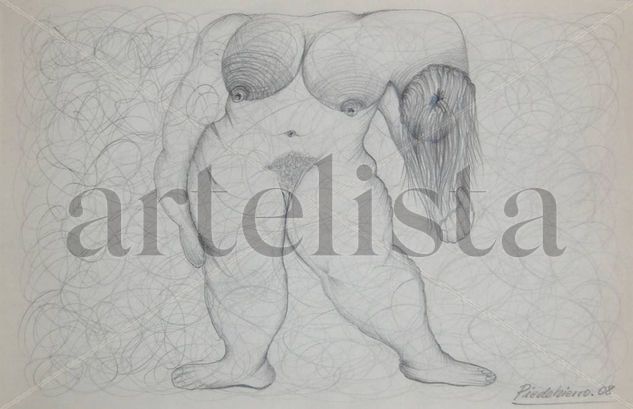 Desnudo sin miedos. Pencil