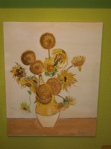 Los girasoles..