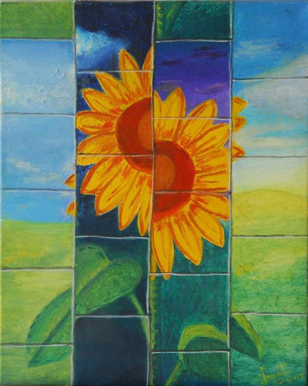 Girasol Oil Canvas Landscaping