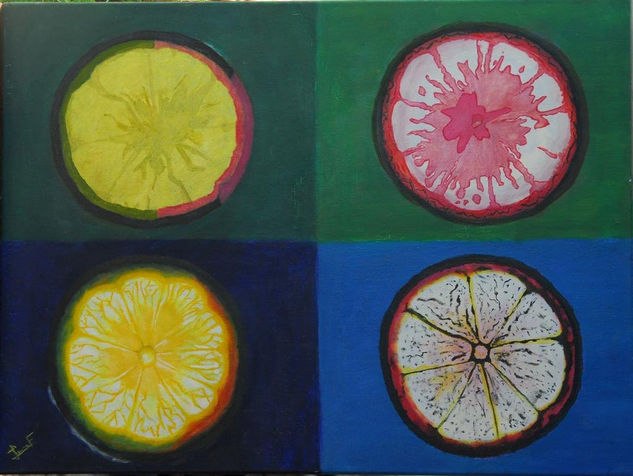 Limones pop Oil Canvas Others