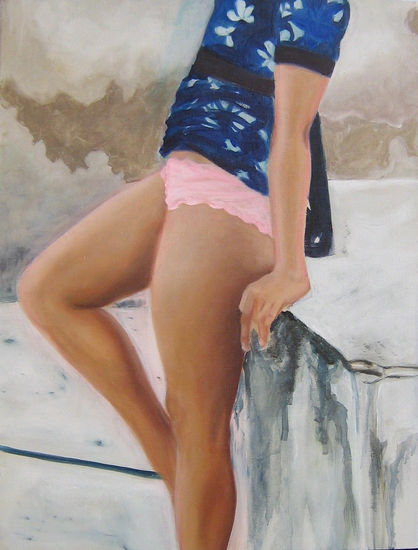 female Oil Canvas Figure Painting