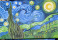 Noche estrellada en verde