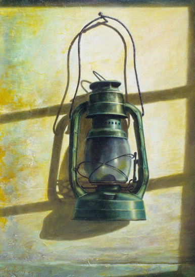 Lampara de kerosene "Homenaje a los historicos apagones" Oil Canvas Others