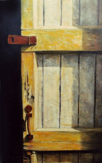 detalles de puerta verde 1994 Oil Canvas Others