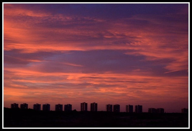 Rojo atardecer Naturaleza Color (Digital)