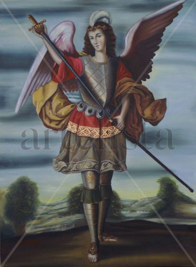 san Hadriel Oil Canvas Figure Painting