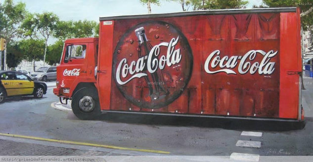 Camión Coca-cola Oil Canvas Others