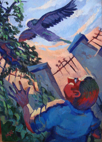 Anunciación. Oil Canvas Others