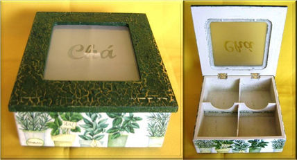 Porta chá verde...