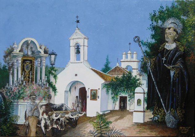 Castilblanco (San Benito) Oil Canvas Landscaping