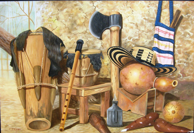 tipico sabanero Oil Canvas Still Life Paintings