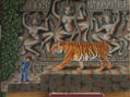 Pasaje de niño y tigre