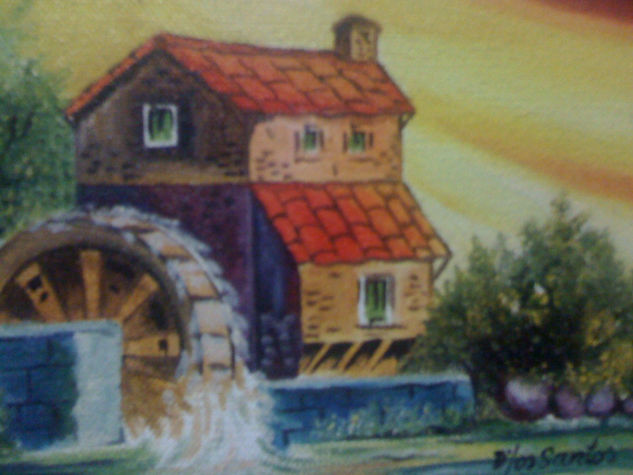 EL VIEJO MOLINO Oil Canvas Landscaping