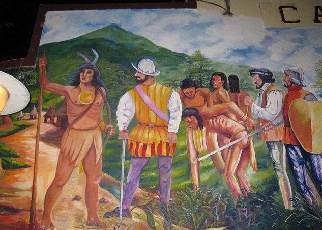 Primer mural historico de Natá de los Caballeros 