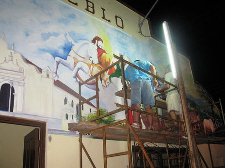 Primer mural...