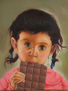 Comiendo chocolate