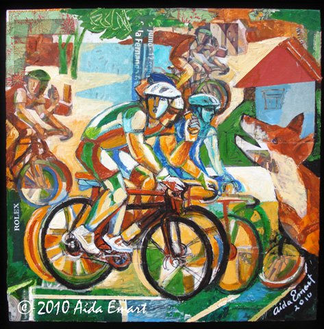 "ciclistas" Canvas Landscaping