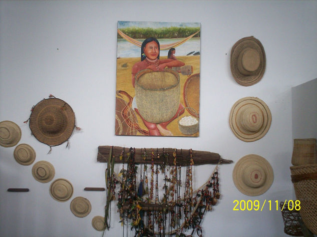 Museo Caqutà pasoVIII Indigenas Caqueteños creando 