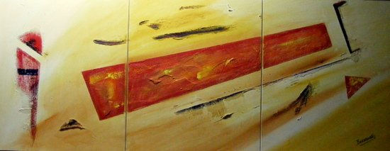 triptico abstracto Nº2